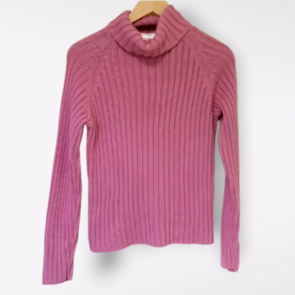 Knit Sweater 100% Combed Cotton Made in Japan